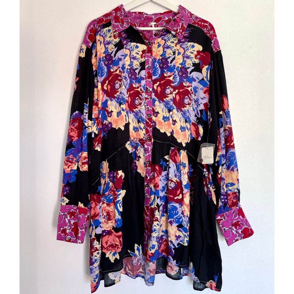 Free People Brunch A Bunch Tunic Shirt
